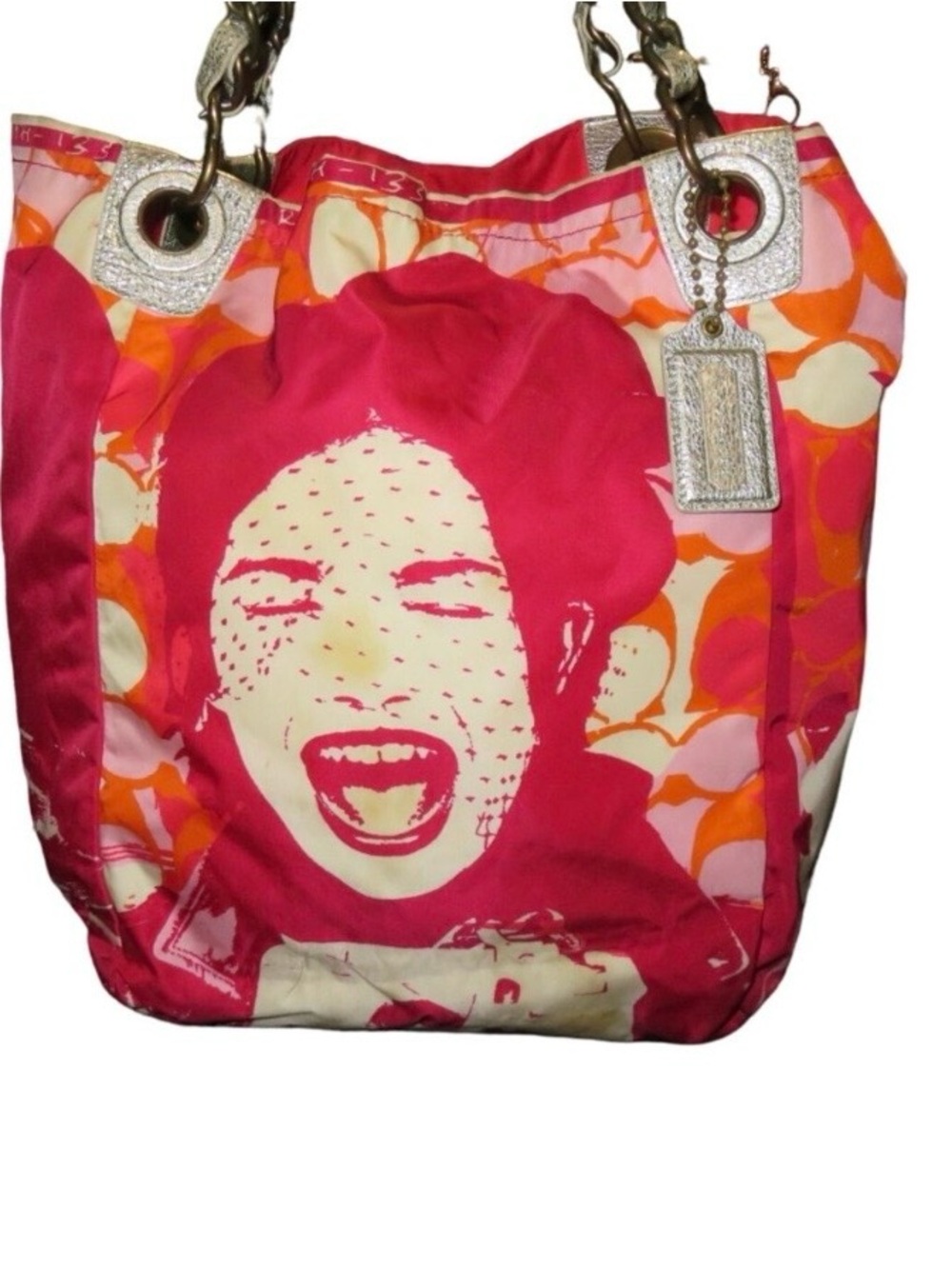 Coach Limited Edition Bonnie Parker Laughing Girl Tote, Rare!